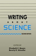 Cover: Writing About Science - Oxford University Press Inc