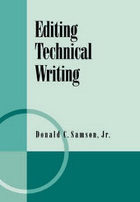 Enlarge image Cover: Editing Technical Writing - Oxford University Press Inc