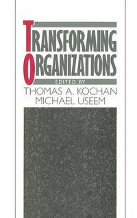 Enlarge image Cover: Transforming Organizations - Oxford University Press Inc
