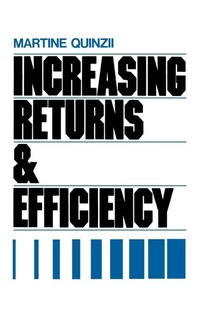Enlarge image Cover: Increasing Returns and Economic Efficiency - Oxford University Press Inc