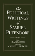 Cover: The Political Writings of Samuel Pufendorf - Oxford University Press Inc