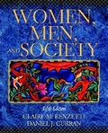 Cover: Women, Men, and Society - Pearson