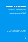 Cover: Engendering Men - Routledge