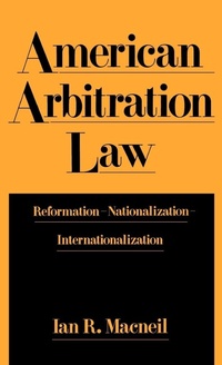 Abbildung von: American Arbitration Law - Oxford University Press Inc