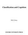 Cover: Classification and Cognition - Oxford University Press Inc