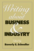 Cover: Writing about Business and Industry - Oxford University Press Inc