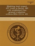 Cover: Modeling Least-Impact Atv Trails in Berlin - Proquest, Umi Dissertation Publishing