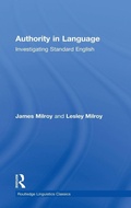Cover: Authority in Language - Routledge