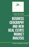 Cover: Business Geography and New Real Estate Market Analysis. - Oxford University Press Inc