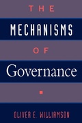 Cover: The Mechanisms of Governance - Oxford University Press Inc