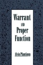 Cover: Warrant and Proper Function - Oxford University Press Inc