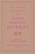 Cover: Selected Writings of Judith Sargent Murray - Oxford University Press Inc