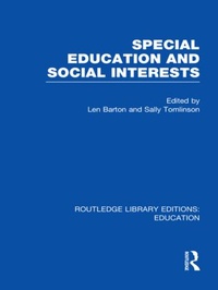 Enlarge image Cover: Special Education and Social Interests (RLE Edu M) - Routledge