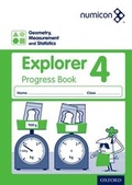 Cover: Numicon: Geometry, Measurement and Statistics 4 Explorer Progress Book - Oxford University Press