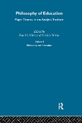 Cover: Philosophy of Education: Major Themes in the Analytic Tradition - Routledge