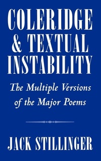 Enlarge image Cover: Coleridge and Textual Instability - Oxford University Press Inc