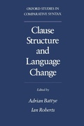 Cover: Clause Structure and Language Change - Oxford University Press Inc