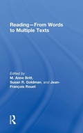 Cover: Reading - From Words to Multiple Texts - Routledge