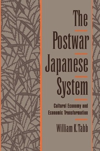 Enlarge image Cover: The Postwar Japanese System - Oxford University Press Inc