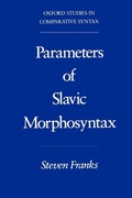 Cover: Parameters of Slavic Morphosyntax - Oxford University Press Inc