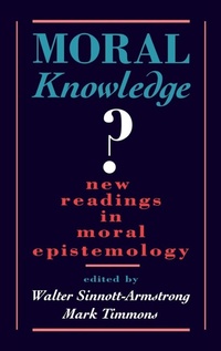 Enlarge image Cover: Moral Knowledge? - Oxford University Press Inc
