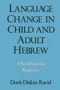 Cover: Language Change in Child and Adult Hebrew - Oxford University Press Inc
