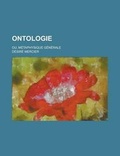 Cover: Ontologie; Ou, Metaphysique Generale - Rarebooksclub.com