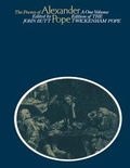 Cover: The Poems of Alexander Pope - Routledge