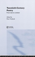 Cover: Twentieth-Century Poetry - Routledge