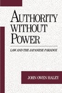 Cover: Authority without Power - Oxford University Press Inc