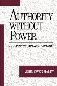 Enlarge image Cover: Authority without Power - Oxford University Press Inc
