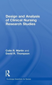 Enlarge image Cover: Design and Analysis of Clinical Nursing Research Studies - Routledge