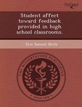 Cover: Student Affect Toward Feedback Provided in High School Classrooms - Proquest, Umi Dissertation Publishing