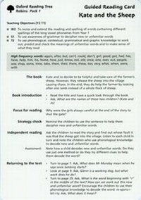Enlarge image Cover: Oxford Reading Tree Robins 1 Levels 6-10 Guided Reading Card Pack - Oxford University Press