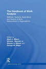 Cover: The Handbook of Work Analysis - Routledge