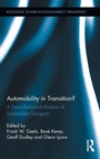 Cover: Automobility in Transition? - Routledge