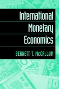 Cover: International Monetary Economics - Oxford University Press Inc