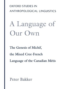 Enlarge image Cover: A Language of Our Own - Oxford University Press Inc