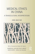 Cover: Medical Ethics in China - Routledge