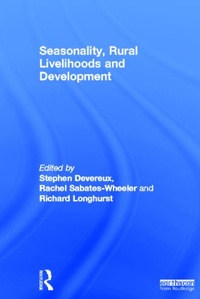 Enlarge image Cover: Seasonality, Rural Livelihoods and Development - Earthscan Ltd
