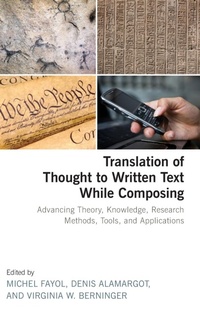Abbildung von: Translation of Thought to Written Text While Composing - Psychology Press Ltd