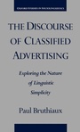 Cover: The Discourse of Classified Advertising - Oxford University Press Inc