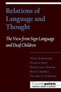 Cover: Relations of Language and Thought - Oxford University Press Inc