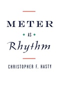 Cover: Meter as Rhythm - Oxford University Press Inc