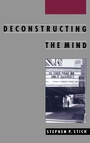 Cover: Deconstructing the Mind - Oxford University Press Inc