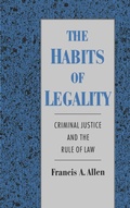 Cover: The Habits of Legality - Oxford University Press Inc