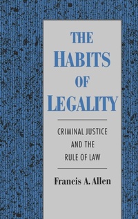 Enlarge image Cover: The Habits of Legality - Oxford University Press Inc