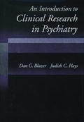 Cover: An Introduction to Clinical Research in Psychiatry - Oxford University Press Inc