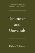 Cover: Parameters and Universals - Oxford University Press Inc