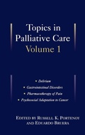 Cover: Topics in Palliative Care, Volume 1 - Oxford University Press Inc